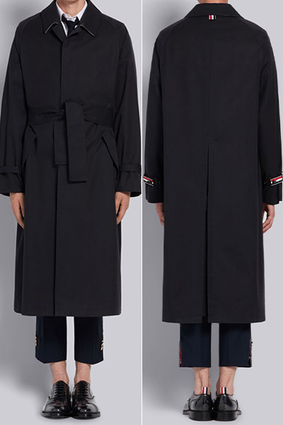 raglan robe trench coat