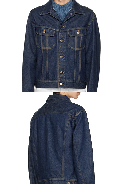 23 S/S stitch zigzag denim jacket