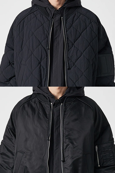 quilted reversible MA-1