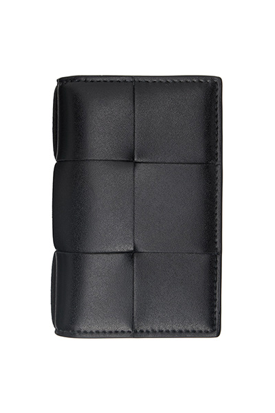 black flap card case