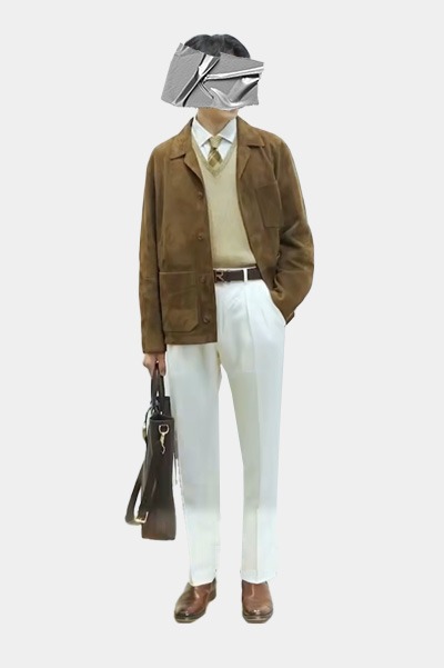 24 F/W Grandpacore brown jacket